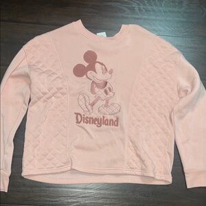 Disneyland Pink Crew Neck Sweater